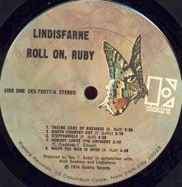 Lindisfarne - Roll On, Ruby (LP, Album) (Near Mint (NM or M-)) - Image 3