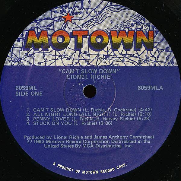 Lionel Richie - Can't Slow Down (LP, Album, Gat) (Very Good (VG)) - Image 4