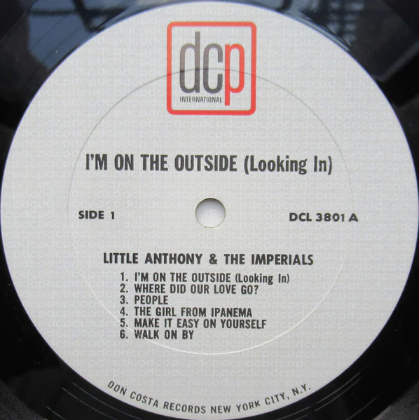 Little Anthony & The Imperials - I'm On The Outside (Looking In) (LP, Album, Mono, Pit) (Very Good (VG)) - Image 3