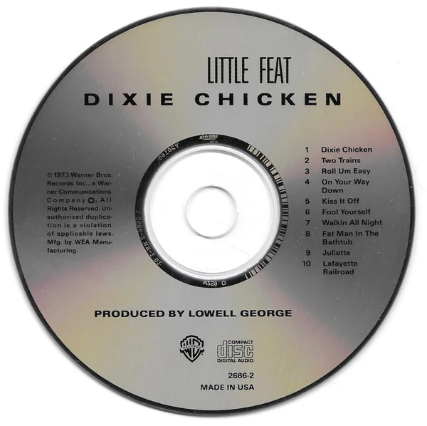 Little Feat - Dixie Chicken (CD, Album, RE, RP) (Near Mint (NM or M-)) - Image 4