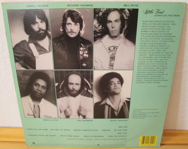 Little Feat - Down On The Farm (LP, Album, Gol) (Very Good Plus (VG+)) - Image 2