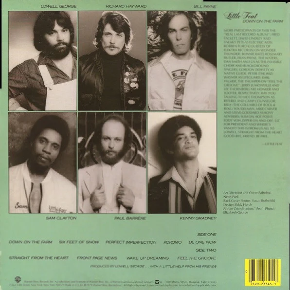 Little Feat - Down On The Farm (LP, Album, Jac) (Near Mint (NM or M-)) - Image 2