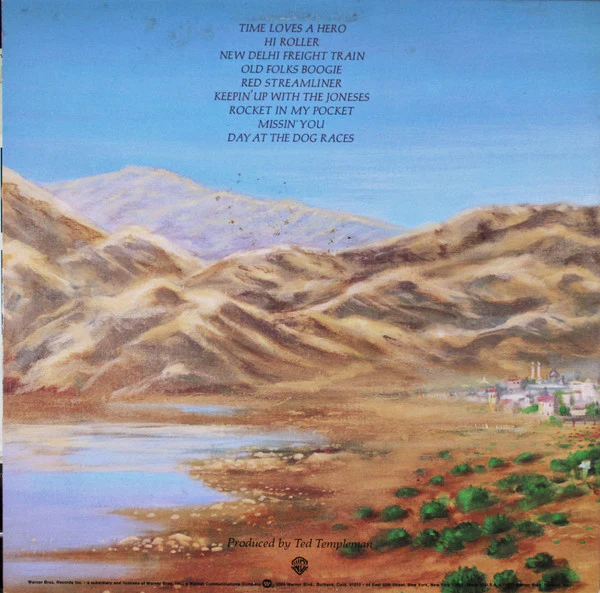 Little Feat - Time Loves A Hero (LP, Album, Win) (Very Good Plus (VG+)) - Image 2