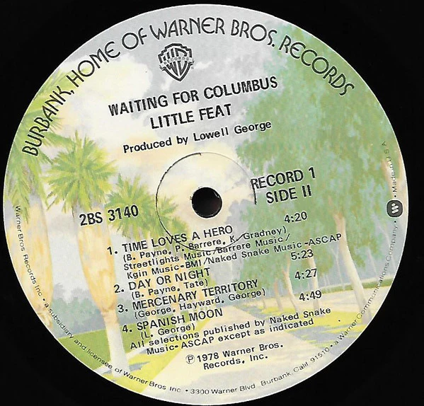 Little Feat - Waiting For Columbus (2xLP, Album, Glo) (Very Good (VG)) - Image 4