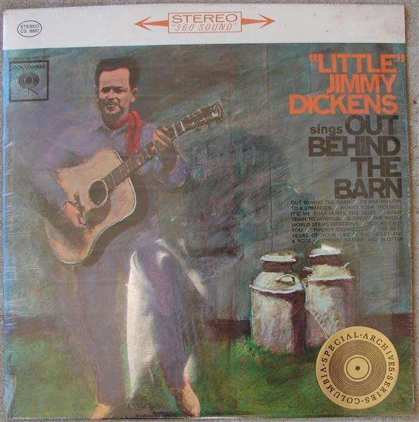 Little Jimmy Dickens - Sings Out Behind The Barn (LP, RE) (Very Good Plus (VG+))