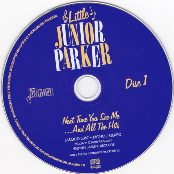 Little Junior Parker - Next Time You See Me ... And All The Hits (2xCD, Comp, RE) (Near Mint (NM or M-)) - Image 3