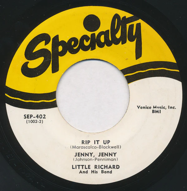 Little Richard - Here's Little Richard (7", EP) (Very Good Plus (VG+)) - Image 4
