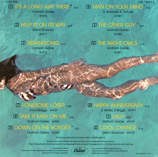 Little River Band - Greatest Hits (CD, Comp, JVC) (Near Mint (NM or M-)) - Image 2