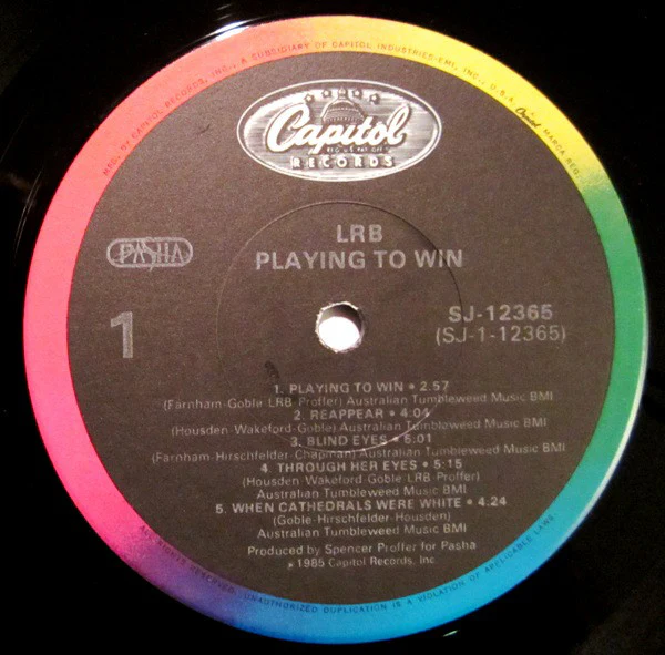 Little River Band - Playing To Win (LP, Album, Jac) (Very Good Plus (VG+)) - Image 3