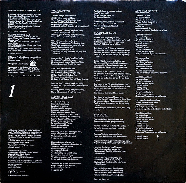 Little River Band - Time Exposure (LP, Album, Win) (Very Good Plus (VG+)) - Image 5