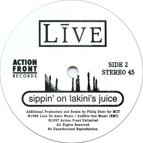 Live - 1997 Friends of Live Holiday Gift (10", Ltd, Num) (Mint (M)) - Image 4