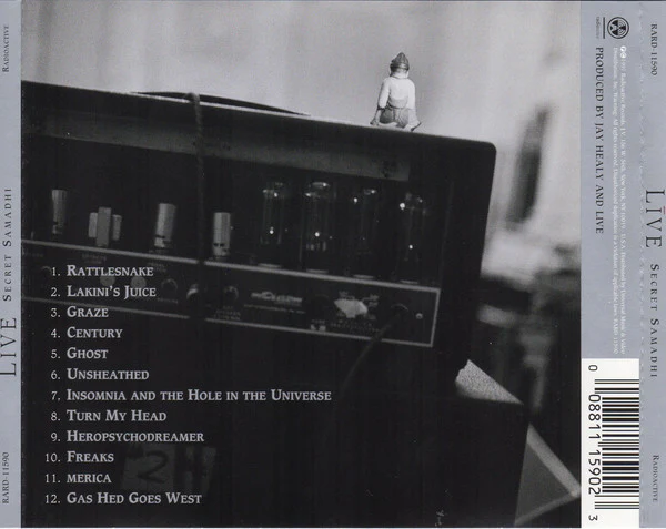 Live - Secret Samadhi (HDCD, Album) (Near Mint (NM or M-)) - Image 2