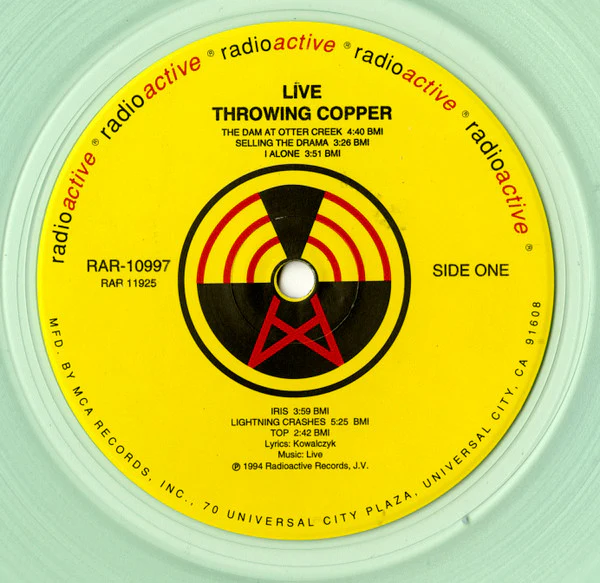 Live - Throwing Copper (LP, Album, Ltd, Cle) (Mint (M)) NEW & SEALED - Image 4