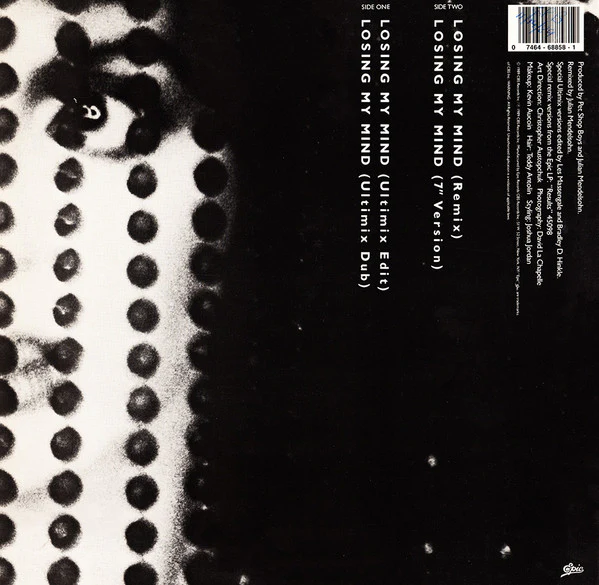 Liza Minnelli - Losing My Mind (12", Car) (Very Good Plus (VG+)) - Image 2