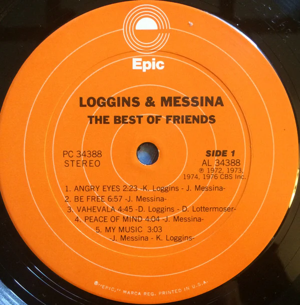 Loggins And Messina - The Best Of Friends (LP, Comp) (Very Good Plus (VG+)) - Image 3