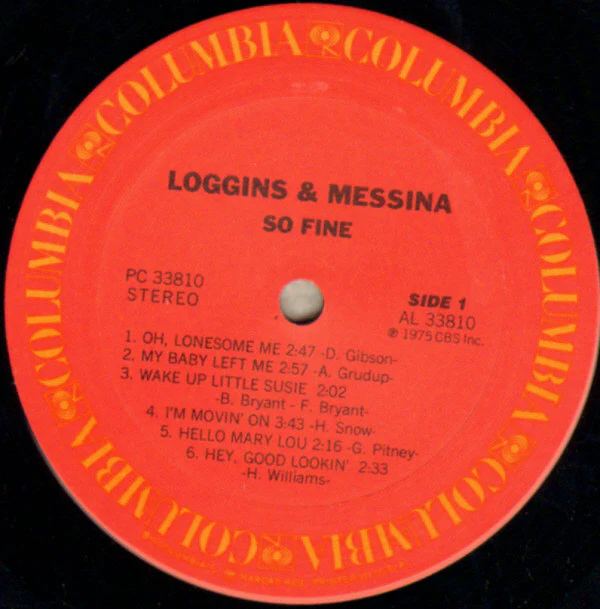 Loggins And Messina - So Fine (LP, Album, Pit) (Near Mint (NM or M-)) - Image 5