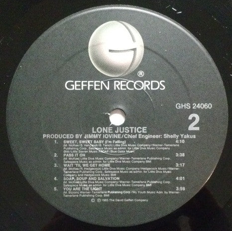 Lone Justice - Lone Justice (LP, Album, All) (Very Good Plus (VG+)) - Image 3