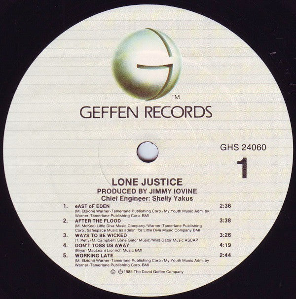 Lone Justice - Lone Justice (LP, Album, All) (Very Good Plus (VG+)) - Image 3