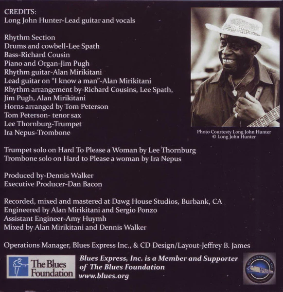 Long John Hunter - Looking For A Party (CD, Album) (Very Good Plus (VG+)) - Image 5