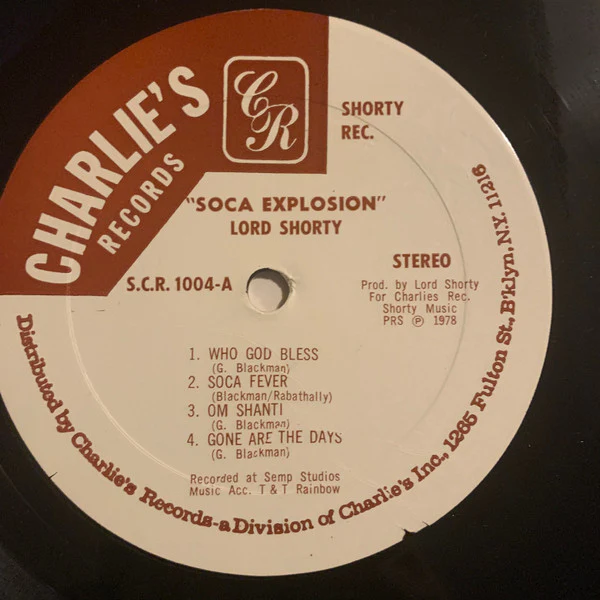 Lord Shorty - Soca Explosion (LP, Album) (Very Good Plus (VG+)) - Image 3