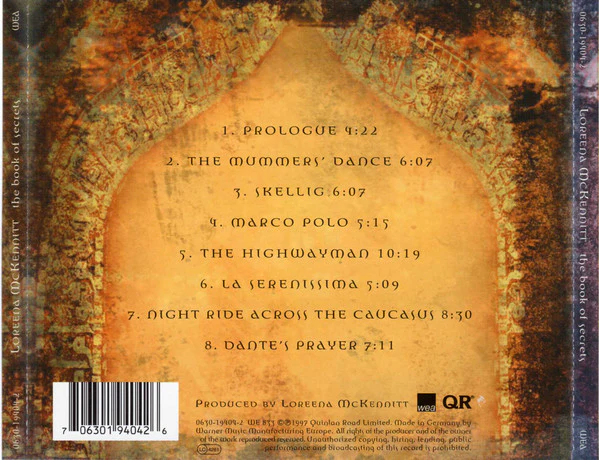 Loreena McKennitt - The Book Of Secrets (CD, Album) (Very Good Plus (VG+)) - Image 2
