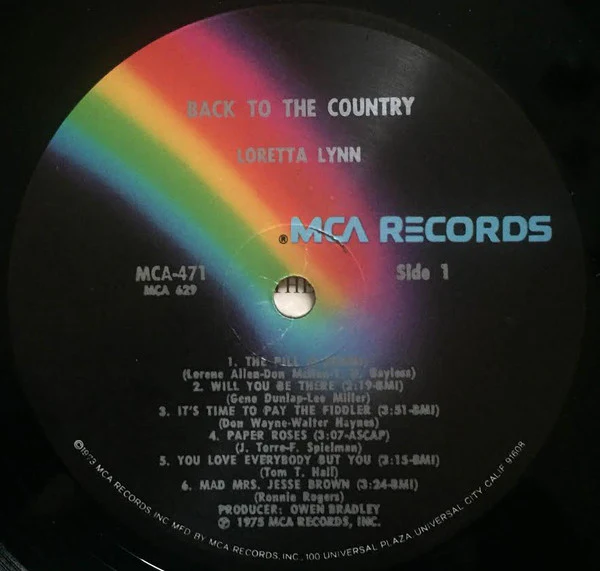 Loretta Lynn - Back To The Country (LP, Album) (Very Good Plus (VG+)) - Image 3