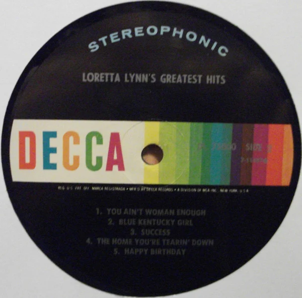 Loretta Lynn - Loretta Lynn's Greatest Hits (LP, Comp, Pic) (Very Good (VG)) - Image 4