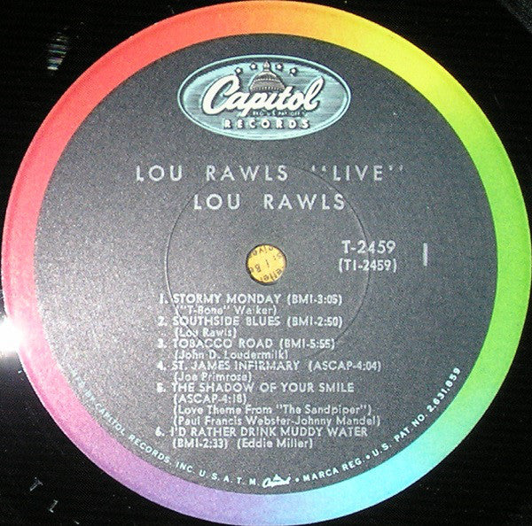 Lou Rawls - Live! (LP, Mono, Scr) (Very Good Plus (VG+)) - Image 3