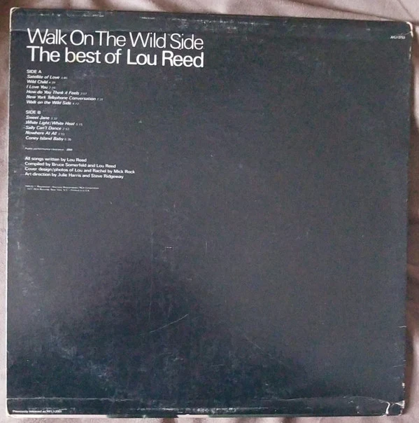 Lou Reed - Walk On The Wild Side - The Best Of Lou Reed (LP, Comp, RE, Ind) (Near Mint (NM or M-)) - Image 2