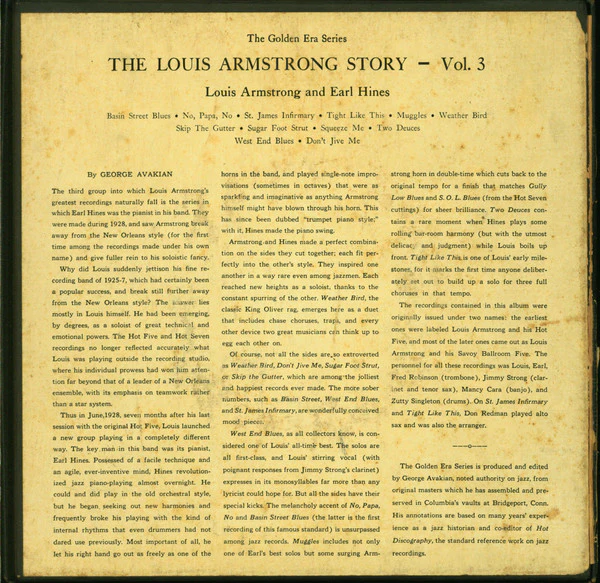 Louis Armstrong And Earl Hines - The Louis Armstrong Story - Volume III (Louis Armstrong And Earl Hines‎) (6x7", Comp, Mono + Box) (Very Good Plus (VG+)) - Image 2