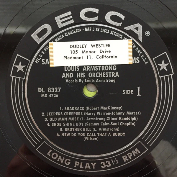 Louis Armstrong And His Orchestra - Satchmo's Collector's Items (LP, Comp) (Good (G)) - Image 3