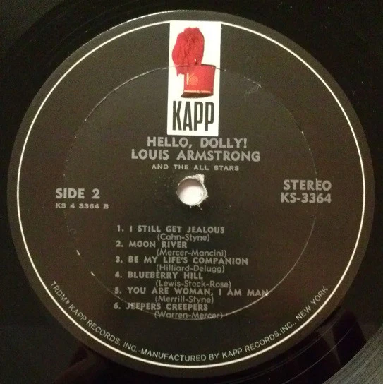 Louis Armstrong - Hello, Dolly! (LP, Album, All) (Very Good (VG)) - Image 4