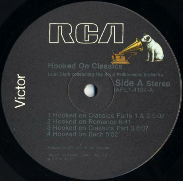 Louis Clark Conducting The Royal Philharmonic Orchestra - Hooked On Classics (LP, Album) (Very Good (VG)) - Image 3