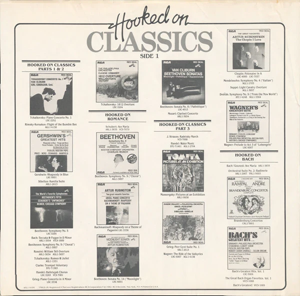 Louis Clark Conducting The Royal Philharmonic Orchestra - Hooked On Classics (LP, Album) (Very Good (VG)) - Image 5