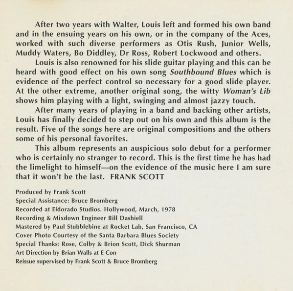 Louis Myers - I'm A Southern Man (CD, Album, RE) (Very Good Plus (VG+)) - Image 4