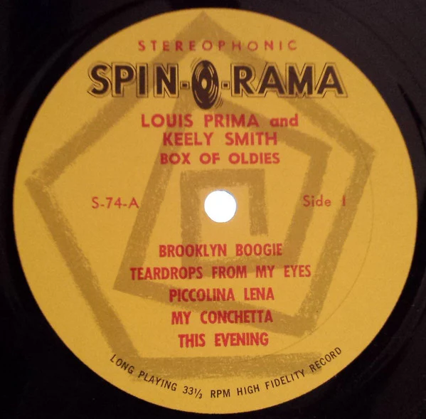 Louis Prima & Keely Smith - Box Of Oldies (LP, Styrene) (Very Good Plus (VG+)) - Image 3