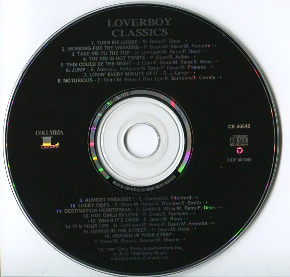 Loverboy - Classics - Their Greatest Hits (CD, Comp, RM) (Very Good Plus (VG+)) - Image 3