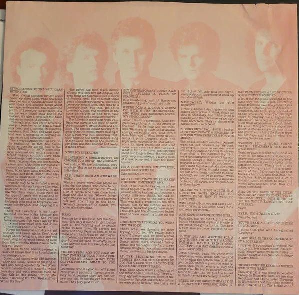Loverboy - Keep It Up (LP, Album, Car) (Very Good Plus (VG+)) - Image 3