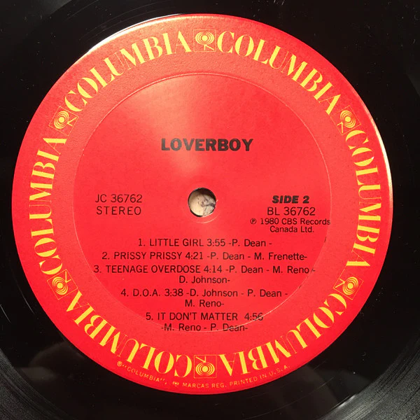 Loverboy - Loverboy (LP, Album, Pit) (Very Good (VG)) - Image 4