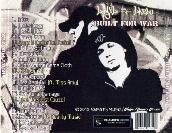 Loyal -N- Karl Lazlo - Built For War (CD, Album) (Mint (M)) - Image 3