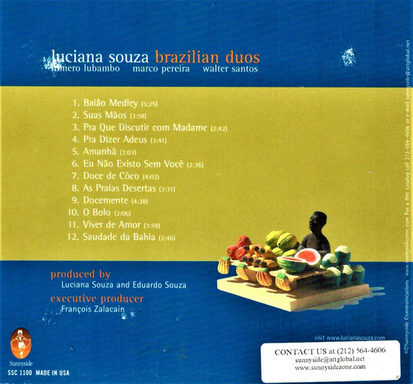 Luciana Souza - Brazilian Duos (CD, Album, dig) (Very Good Plus (VG+)) - Image 2