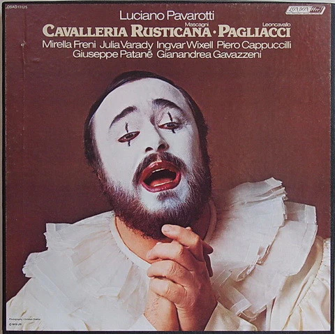 Luciano Pavarotti, Pietro Mascagni, Ruggiero Leoncavallo, Mirella Freni, Iulia Várady, Ingvar Wixell, Piero Cappuccilli, Giuseppe Patanè, Gianandrea Gavazzeni - Cavalleria Rusticana & Pagliacci (3xLP, Box) (Very Good (VG))
