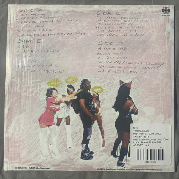 Lucki - Flawless Like Me (2xLP, Album, Ltd, Cle) (Near Mint (NM or M-)) - Image 2
