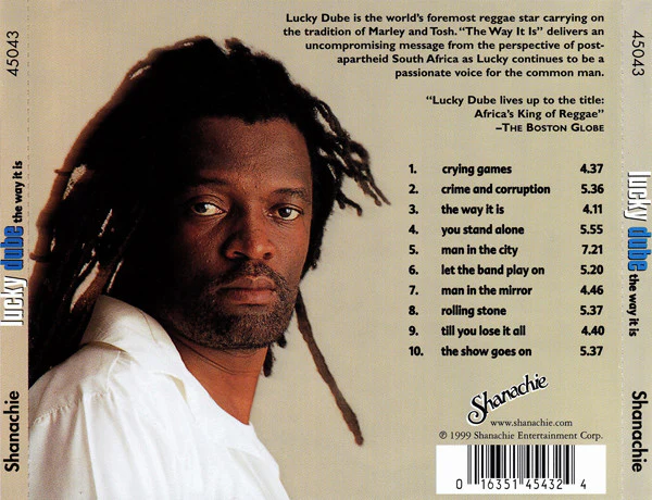 Lucky Dube - The Way It Is (CD, Album) (Near Mint (NM or M-)) - Image 2
