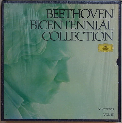 Ludwig van Beethoven - Ferdinand Leitner, Herbert Von Karajan, Berliner Philharmoniker, Wilhelm Kempff, Christian Ferras - Concertos (5xLP, Aut + Box, Comp) (Very Good Plus (VG+))