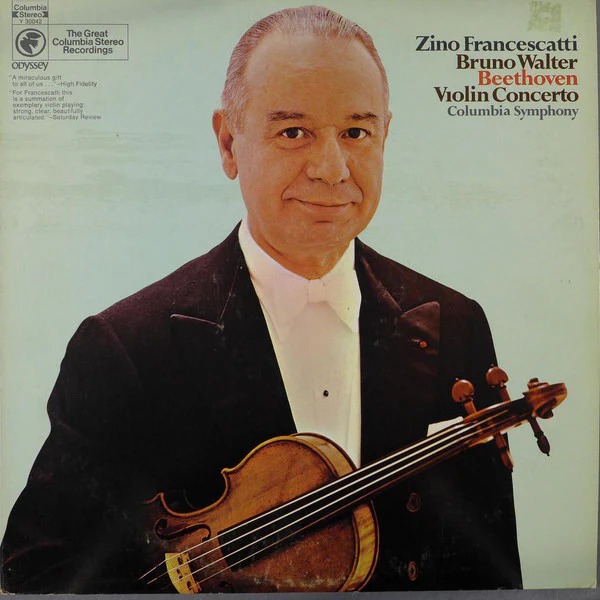 Ludwig van Beethoven – Zino Francescatti, Columbia Symphony Orchestra, Bruno Walter - Violin Concerto (LP, RE) (Very Good Plus (VG+))