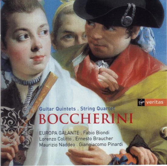 Luigi Boccherini - Europa Galante, Fabio Biondi, Lorenzo Colitto, Ernesto Braucher, Maurizio Naddeo, Giangiacomo Pinardi - Guitar Quintets - String Quartet (CD, Album) (Very Good (VG))