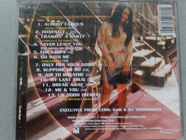 Lumidee - Almost Famous (CD, Album) (Near Mint (NM or M-)) - Image 2