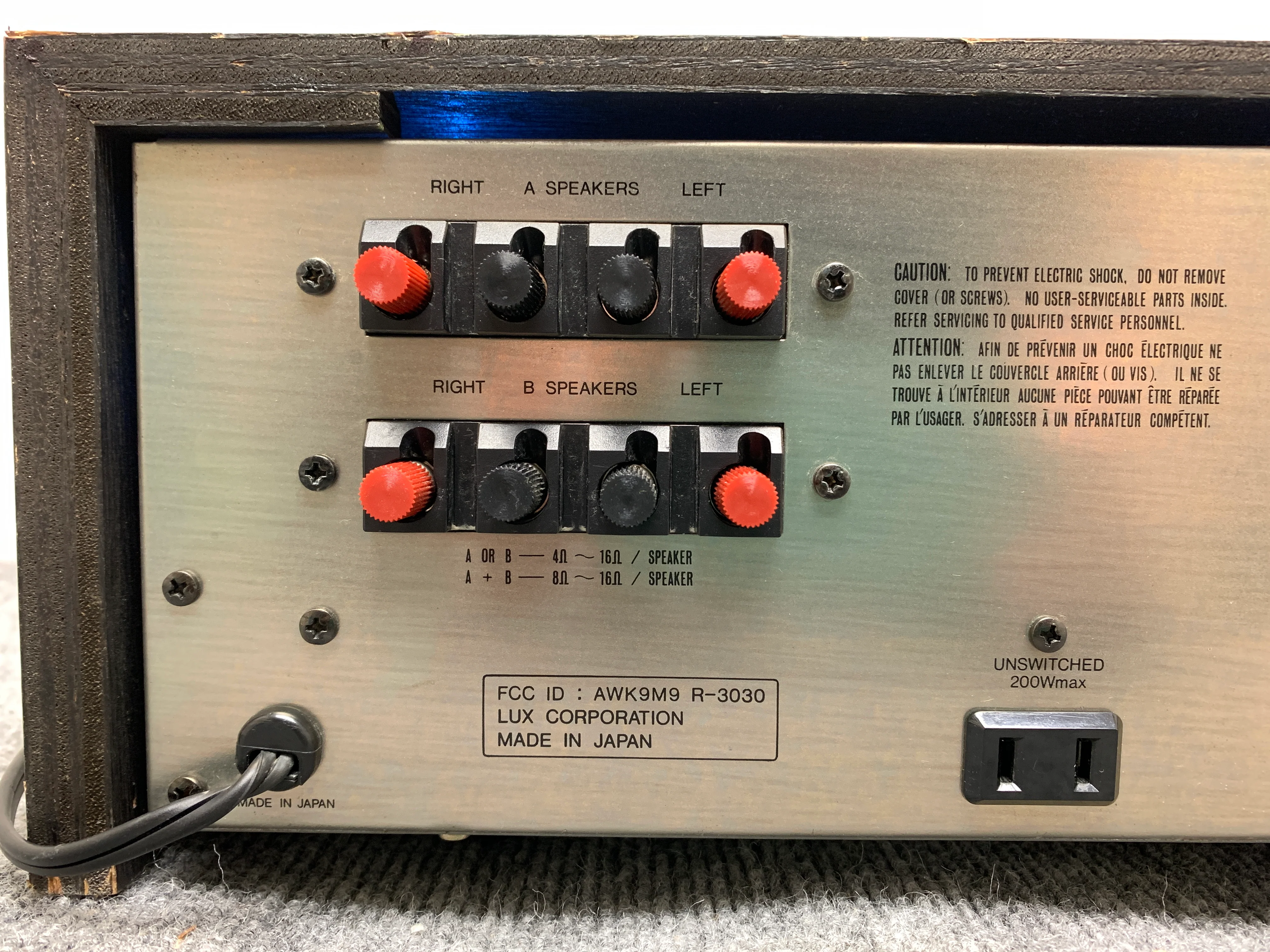 Luxman R-3030 Stereo receiver - Image 10