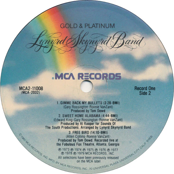 Lynyrd Skynyrd Band* - Gold & Platinum (2xLP, Comp, RE, Glo) (Very Good Plus (VG+)) - Image 5